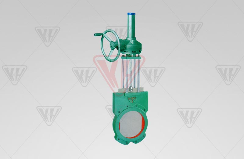 Bevel gear slurry valve